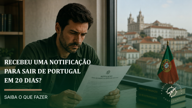 Recebeu uma notificação para sair de Portugal em 20 dias? Saiba o que fazer